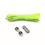 Quick-Tie Elastic Shoelaces For Sneakers - 1 Pair, 100.08Cm Length, No-Tie Design With Metal Lock, Durable Nylon, Multiple Colors Available - Image 19