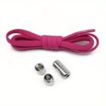 Quick-Tie Elastic Shoelaces For Sneakers - 1 Pair, 100.08Cm Length, No-Tie Design With Metal Lock, Durable Nylon, Multiple Colors Available - Image 22