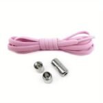 Quick-Tie Elastic Shoelaces For Sneakers - 1 Pair, 100.08Cm Length, No-Tie Design With Metal Lock, Durable Nylon, Multiple Colors Available - Image 15