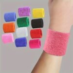 1Pc High Stretch Polyester Compression Arm Sleeve - Solid Color, Woven, Medium Stretch Fabric For Sports & Fitness - Ideal For Tennis, Badminton, Gym, Football - Fits Up To 70Kg - Image 2