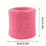 1Pc High Stretch Polyester Compression Arm Sleeve - Solid Color, Woven, Medium Stretch Fabric For Sports & Fitness - Ideal For Tennis, Badminton, Gym, Football - Fits Up To 70Kg - Image 10