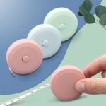 1Pc 60-Inch Retractable Double-Sided Mini Soft Tape Measure - Portable One-Click Ruler With Dual Hooks For Sewing, Tailoring, Knitting Crafts & Body/Fabric Measurement, Tape Measure For Sewing, Sewing Essential, Tailoring Tool, Compact Design, Durable Mechanism, Smooth Casing, Body Measurement, Sturdy Construction, Diy Hobbyists - Image 6