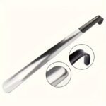 Ergonomic Stainless Steel Shoehorn With 41.91Cm Long Handle - Ideal For Seniors & Mobility-Impaired, Easy Grip Metal Shoe Puller - Image 3