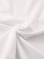 Women'S Casual Crew Neck T-Shirt With Geometric Paris Eiffel Tower Print, Short Sleeve Knit Fabric Top, 100% Polyester, All Seasons - White - Image 3