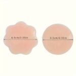12Pcs Silicone Nipple Covers - Reusable, Petal-Shaped Lift-In Bra Pads For Invisible Underwear, Hand Washable, No Dry Cleaning Needed, Breast Enhancement | Petal Design | Adhesive Pads - Image 9