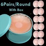 12Pcs Silicone Nipple Covers - Reusable, Petal-Shaped Lift-In Bra Pads For Invisible Underwear, Hand Washable, No Dry Cleaning Needed, Breast Enhancement | Petal Design | Adhesive Pads - Image 3