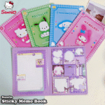 Hello Kitty Sticky Memo Book: 2 Letter Paper Designs + 11 Sticky Note Designs, 30 Sheets Each, Total 330 Sheets - A5 Size - Available In 6 Sanrio Character Covers - Perfect For Notes, Memos, And Gifts - Image 2