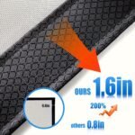 Contemporary Magnetic Screen Door - Self-Sealing, Heavy Duty, Hands-Free Mesh Partition Keeps Bugs Out - Satin Weave, Linen-Like Material, Space-Themed, For Various Room Types, No Electricity Or Battery Needed - Image 9