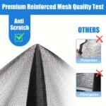 Contemporary Magnetic Screen Door - Self-Sealing, Heavy Duty, Hands-Free Mesh Partition Keeps Bugs Out - Satin Weave, Linen-Like Material, Space-Themed, For Various Room Types, No Electricity Or Battery Needed - Image 13