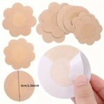 10/50/100Pcs Disposable Strapless Self-Adhesive Breast Lift Pasties - Floral Design, Wireless Support, Opaque Coverage For Women, Gym, Swimwear, Sleep - Single-Use Adhesive Backing, No Washable Care, Breast Lift Tape, Discreet Underwear, Comfortable Fit - Image 6