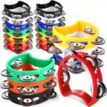 Mini Size 1Pc Plastic Percussion Tambourine For Baby Hand Tambourine Musical Instrument 4 Bells On Abs Tambourine Musical Rhythm Instrument Hand Held Percussion Drum For Party Performance Concert, Tambourine For Church, Tambourine Wedding, Tambourine High Quality, Tambourine For Wedding, Tambourines For Wedding, Professional Tambourine, Music Instruments Tambourine, Tambourine For Party, Tambourines For Party, Colourful Handheld Tambourine, Tambourine Round, Small Tambourine