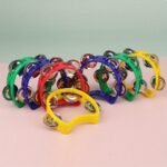 Mini Size 1Pc Plastic Percussion Tambourine For Baby Hand Tambourine Musical Instrument 4 Bells On Abs Tambourine Musical Rhythm Instrument Hand Held Percussion Drum For Party Performance Concert, Tambourine For Church, Tambourine Wedding, Tambourine High Quality, Tambourine For Wedding, Tambourines For Wedding, Professional Tambourine, Music Instruments Tambourine, Tambourine For Party, Tambourines For Party, Colourful Handheld Tambourine, Tambourine Round, Small Tambourine - Image 14