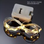 5/10Pcs Led Fairy Lights - Battery Operated, Silvery Wire String Lights For Diy Weddings, Parties, Bedrooms & More - 20 Led Firefly Starry Sky Moon Lights For Festive Decor - Image 4