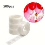 Silicone Double-Sided Adhesive Dots, 5Rolls/500Pcs Removable Multi-Purpose Mounting Tape For Crafts And Wedding Decorations, Durable Plastic, Essential For Daily Office Use - Image 5