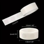 Silicone Double-Sided Adhesive Dots, 5Rolls/500Pcs Removable Multi-Purpose Mounting Tape For Crafts And Wedding Decorations, Durable Plastic, Essential For Daily Office Use - Image 2