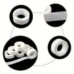 Silicone Double-Sided Adhesive Dots, 5Rolls/500Pcs Removable Multi-Purpose Mounting Tape For Crafts And Wedding Decorations, Durable Plastic, Essential For Daily Office Use - Image 4