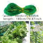 2Pcs Heavy-Duty Pvc Garden Trellis Mesh - Sturdy Support For Climbing Plants, Flowers & Vegetables, Durable Weather-Resistant Material With Easy Setup & Secure Stakes For Outdoor Gardening - Image 5