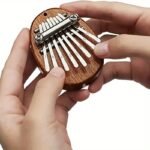 8-Tone Kalimba Finger Piano, High-Quality Miniature Handheld Keyboard, Portable Party Gift For Ages 14+, No Power Required, Artificial Wood Material, Home & Kitchen Party Supplies - Image 2