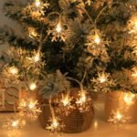 Snowflake Led String Lights, Battery Powered, Fairy Lights For Christmas Decoration, Living Room, Bedroom, Staircase, Party, Wedding - No Battery Included - Image 2