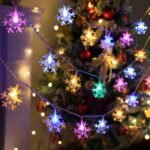 Snowflake Led String Lights, Battery Powered, Fairy Lights For Christmas Decoration, Living Room, Bedroom, Staircase, Party, Wedding - No Battery Included - Image 8