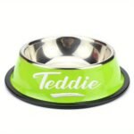 Personalized Anti Slip Stainless Steel Pet Bowl With Custom Name - Perfect For Cats And Dogs, Perfect For Food And Water Supply - Image 3