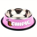 Personalized Anti Slip Stainless Steel Pet Bowl With Custom Name - Perfect For Cats And Dogs, Perfect For Food And Water Supply - Image 23