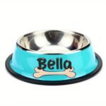 Personalized Anti Slip Stainless Steel Pet Bowl With Custom Name - Perfect For Cats And Dogs, Perfect For Food And Water Supply - Image 19