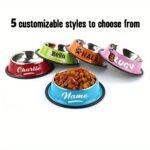 Personalized Anti Slip Stainless Steel Pet Bowl With Custom Name - Perfect For Cats And Dogs, Perfect For Food And Water Supply - Image 6