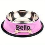 Personalized Anti Slip Stainless Steel Pet Bowl With Custom Name - Perfect For Cats And Dogs, Perfect For Food And Water Supply - Image 24