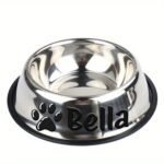 Personalized Anti Slip Stainless Steel Pet Bowl With Custom Name - Perfect For Cats And Dogs, Perfect For Food And Water Supply - Image 27