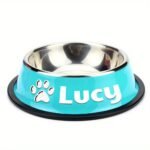 Personalized Anti Slip Stainless Steel Pet Bowl With Custom Name - Perfect For Cats And Dogs, Perfect For Food And Water Supply - Image 20