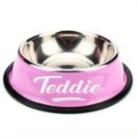 Personalized Anti Slip Stainless Steel Pet Bowl With Custom Name - Perfect For Cats And Dogs, Perfect For Food And Water Supply - Image 21