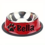 Personalized Anti Slip Stainless Steel Pet Bowl With Custom Name - Perfect For Cats And Dogs, Perfect For Food And Water Supply - Image 12