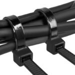 100Pcs Black Cable Ties - 4 Sizes (10.16Cm, 20.32Cm, 30.48Cm, 40.64Cm) - Durable, Uv-Resistant & Self-Locking For Home And Office Cord Organization - Image 4