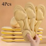 4Pcs Unisex 6D Cloud Shoe Insoles, Thick Soft And Comfortable Breathable Insoles For Sports And Casual Wear, Memory Foam Material - Image 7
