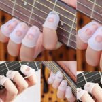 4Pcs Silicone Guitar Finger Sleeves For Beginners - Comfortable & Protective Finger Picks For Acoustic Guitar Practice - Image 4