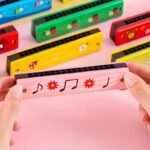 1Pc Of Wooden Painted Toy Musical Instrument, 16-Hole Harmonica, Toy Gift (Random Color) For Halloween And Christmas Gifts 755779944 - Image 7