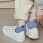 10 Pairs Smiling Face Ankle Socks, Cute & Simple Breathable Low Cut Ankle Socks, Women'S Stockings & Hosiery - Image 4