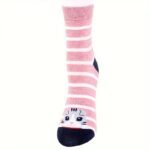 5 Pairs Of Women'S Cute Cartoon Cat And Dog Socks. Christmas Socks. Novel Socks. Adorable, Breathable, Comfortable, Fashionable, Versatile And Stretchy. A Gift For Women. - Image 6