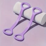 1Pc Proflex 8-Shaped Silicone Yoga Resistance Band - Universal Elastic Fitness Stretching Rope For Back, Waist, Arm Exercise - Ideal For Home, Gym, Outdoor Workouts - Image 11
