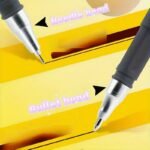 25 Quick-Drying Gel Pens, 0.5Mm Fine Tip, Black Ink - Ideal Choice For Office And School Use - Image 8