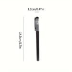 25 Quick-Drying Gel Pens, 0.5Mm Fine Tip, Black Ink - Ideal Choice For Office And School Use - Image 3