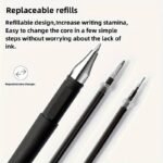 25 Quick-Drying Gel Pens, 0.5Mm Fine Tip, Black Ink - Ideal Choice For Office And School Use - Image 11
