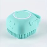 Silicone Pet Grooming Brush With Massage Balls - 2-In-1 Bath & Massage Tool For Dogs And Cats - Gentle Silicone Material Pet Care Accessory - Image 2