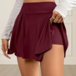 Q4 Women'S High-Waisted Stretchy Bodycon Skirt - Solid Color Casual Versatile Pencil Skirt For Spring Summer Fall, Machine Washable & Dry Cleanable, Cute Skirts, Seasonal Fashion, Fitted Fashion, Comfortable Wear