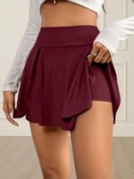 Q4 Women'S High-Waisted Stretchy Bodycon Skirt - Solid Color Casual Versatile Pencil Skirt For Spring Summer Fall, Machine Washable & Dry Cleanable, Cute Skirts, Seasonal Fashion, Fitted Fashion, Comfortable Wear
