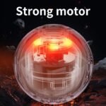 Interactive 4Th Generation Smart Dog Toy Ball, Automatic Moving, Usb Rechargeable, Geometric Pattern, Plastic, For Small Breeds, Pet Play Ball With Lithium Polymer Battery, ?36V - Image 9