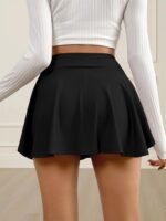 Q4 Women'S High-Waisted Stretchy Bodycon Skirt - Solid Color Casual Versatile Pencil Skirt For Spring Summer Fall, Machine Washable & Dry Cleanable, Cute Skirts, Seasonal Fashion, Fitted Fashion, Comfortable Wear - Image 6