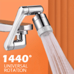 1Pc Heavy-Duty Rotary Faucet Nozzle With 1440? Universal Rotation - Water-Saving Kitchen Sink Extender, Robotic Arm Design, Easy Installation, Compatible With Faucets - Ideal For Home, Commercial, Or Gift - Durable Plastic Construction