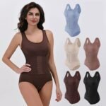 1Pcs Waist Trainer For Women - Butt Lifting Body Shaper Elegant Solid Color, Four Seasons Waist Trainer For Postpartum Recovery - Image 4